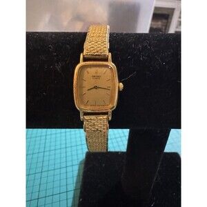 Vintage Women’s Gold Seiko Watch Stretch Band
